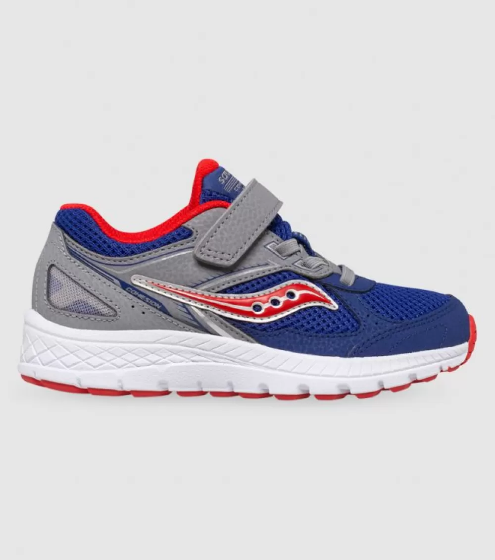 Fashion Saucony Cohesion 14 (Ps) Kids Navy Red