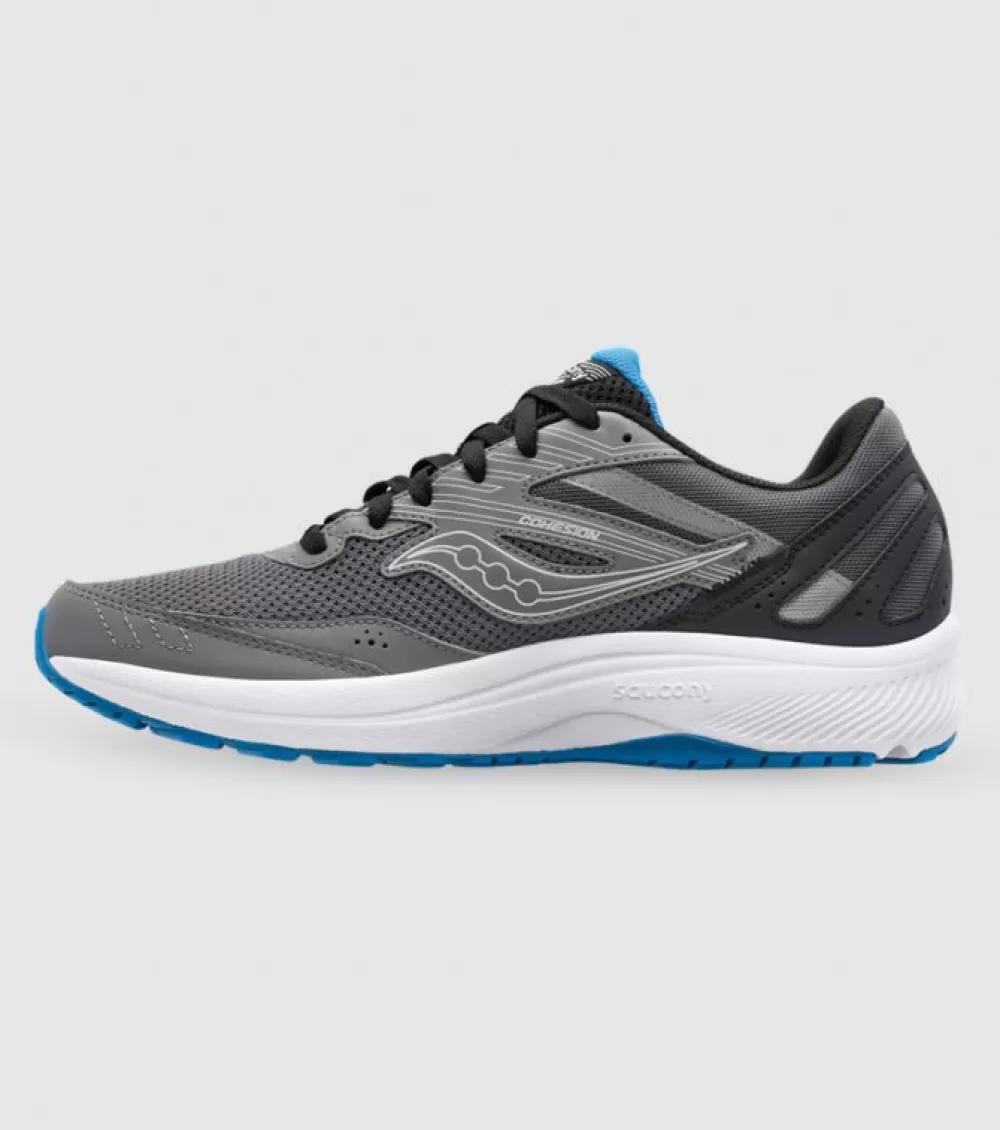 Best Sale Saucony Cohesion 15 Mens Charcoal Topaz