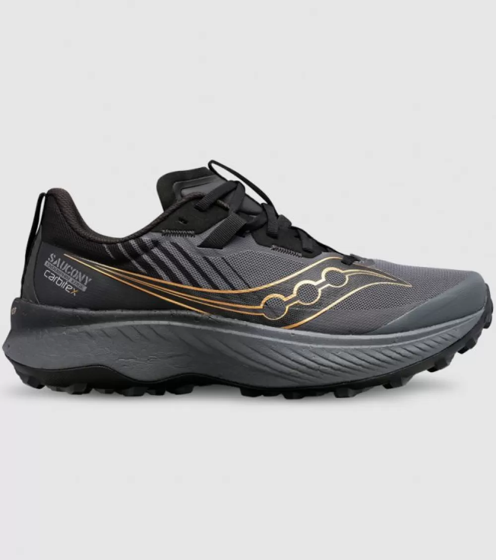 Sale Saucony Endorphin Edge Mens Black Goldstruck