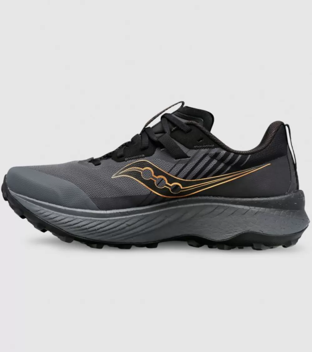 Sale Saucony Endorphin Edge Mens Black Goldstruck