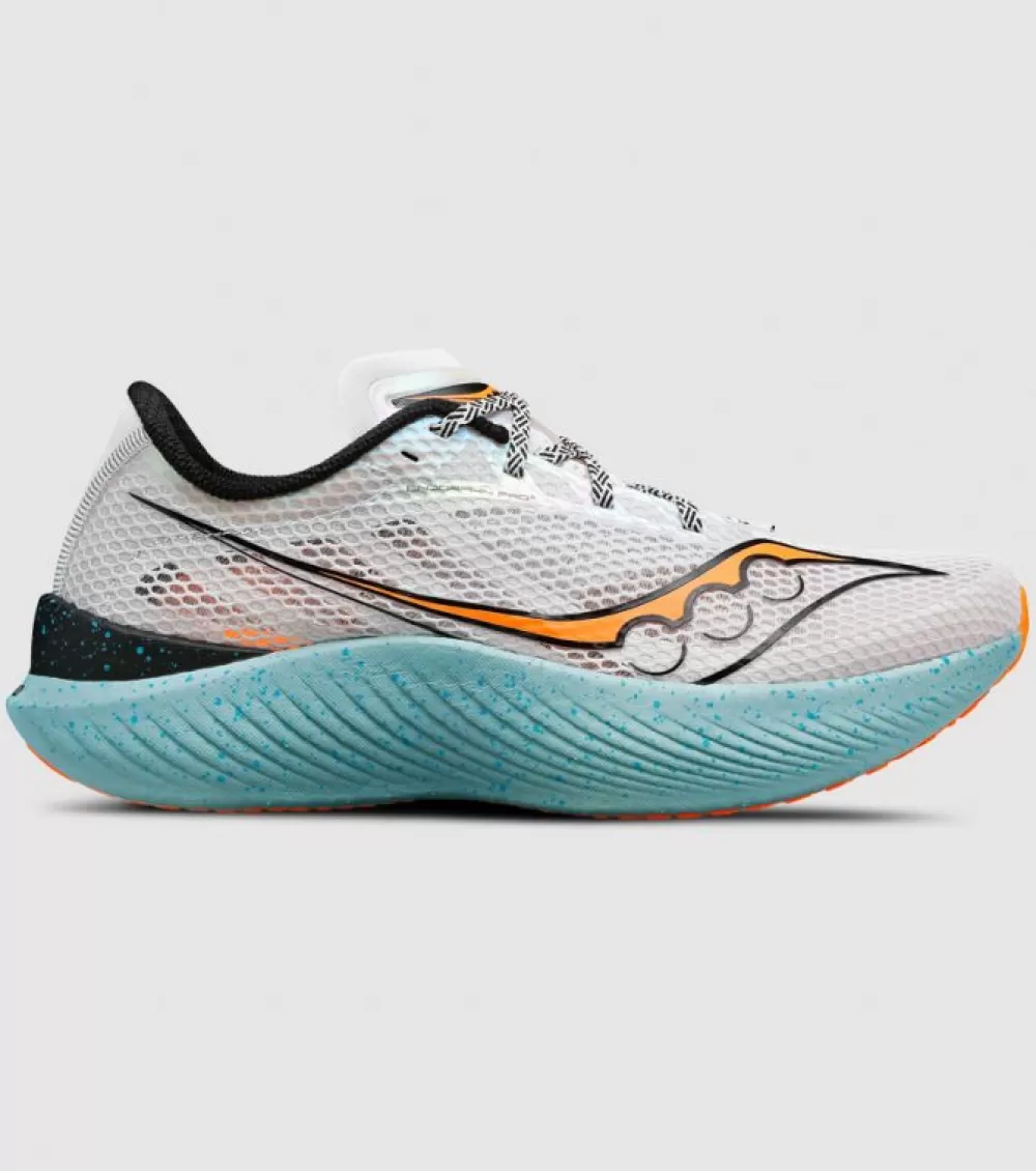 Sale Saucony Endorphin Pro 3 Mens Fog Viziorange