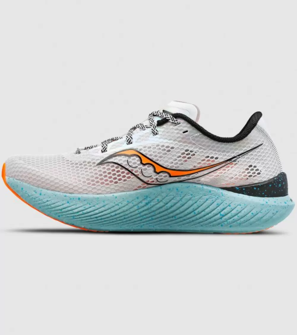 Sale Saucony Endorphin Pro 3 Mens Fog Viziorange