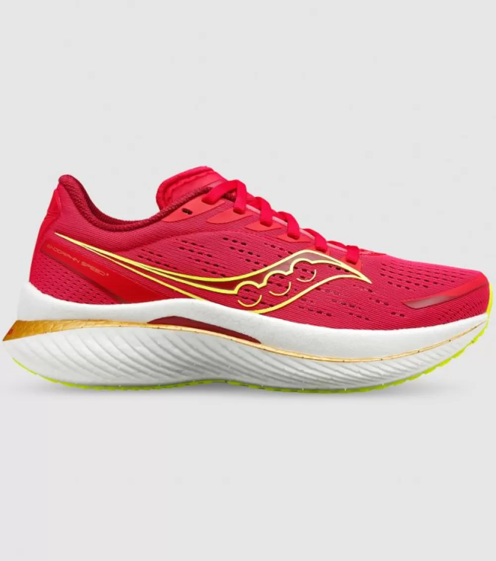 New Saucony Endorphin Speed 3 Womens Red