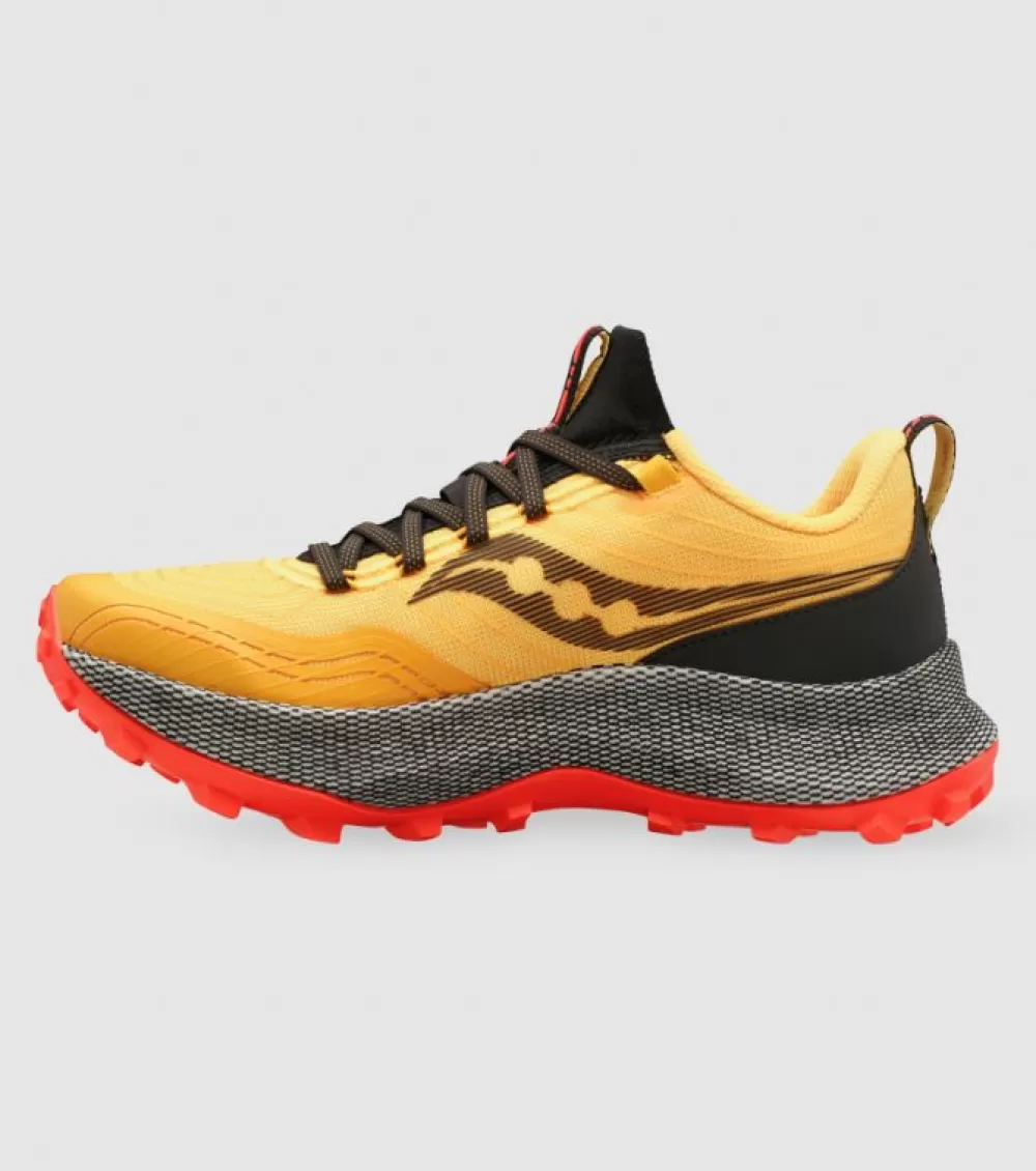 New Saucony Endorphin Trail Mens Vizigold Vizired