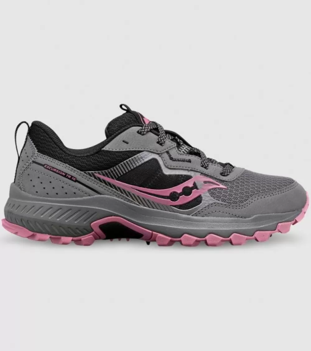 Discount Saucony Excursion Tr16 Womens Charcoal Rose