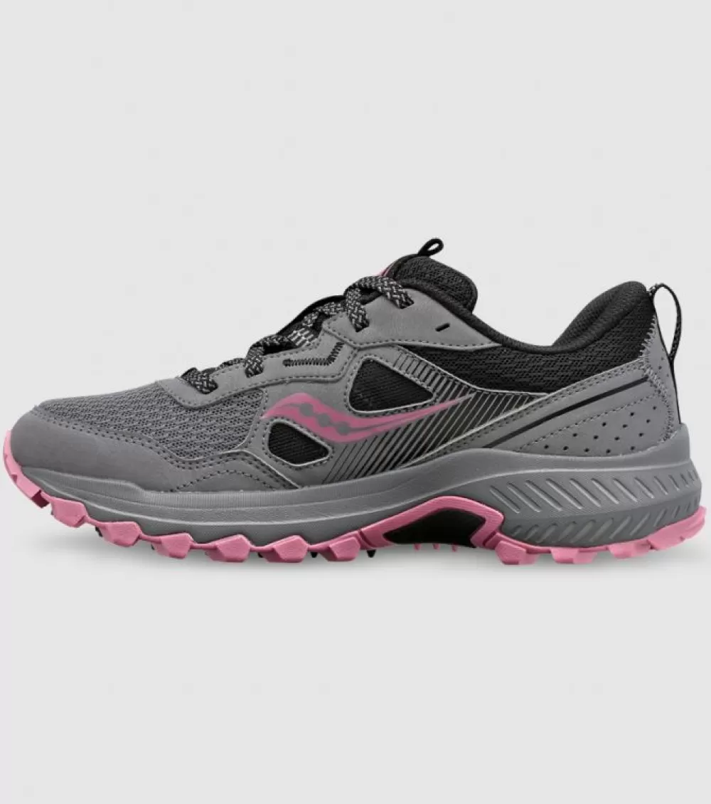 Discount Saucony Excursion Tr16 Womens Charcoal Rose