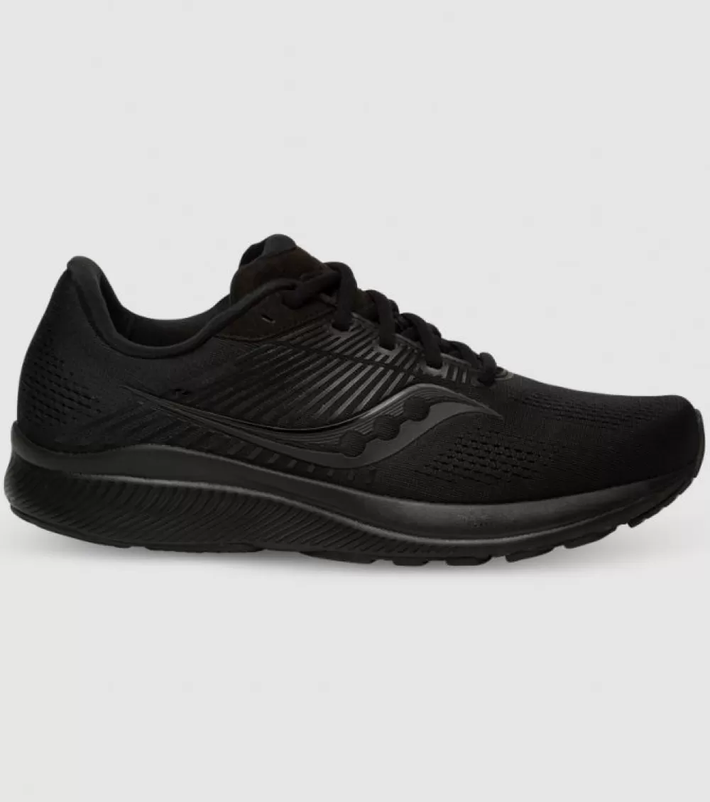 Best Sale Saucony Guide 14 Mens Triple Black