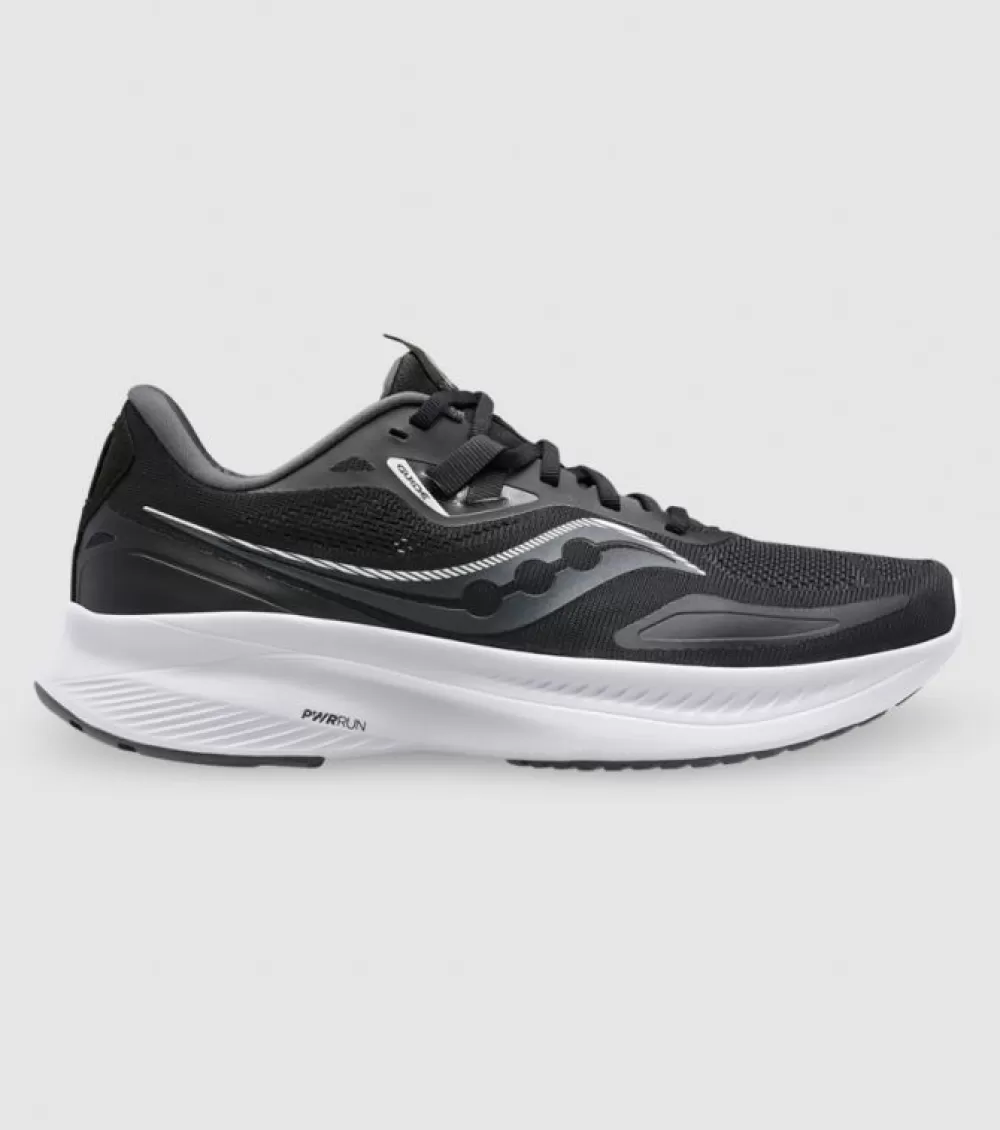 Best Saucony Guide 15 (D Wide) Womens Black White