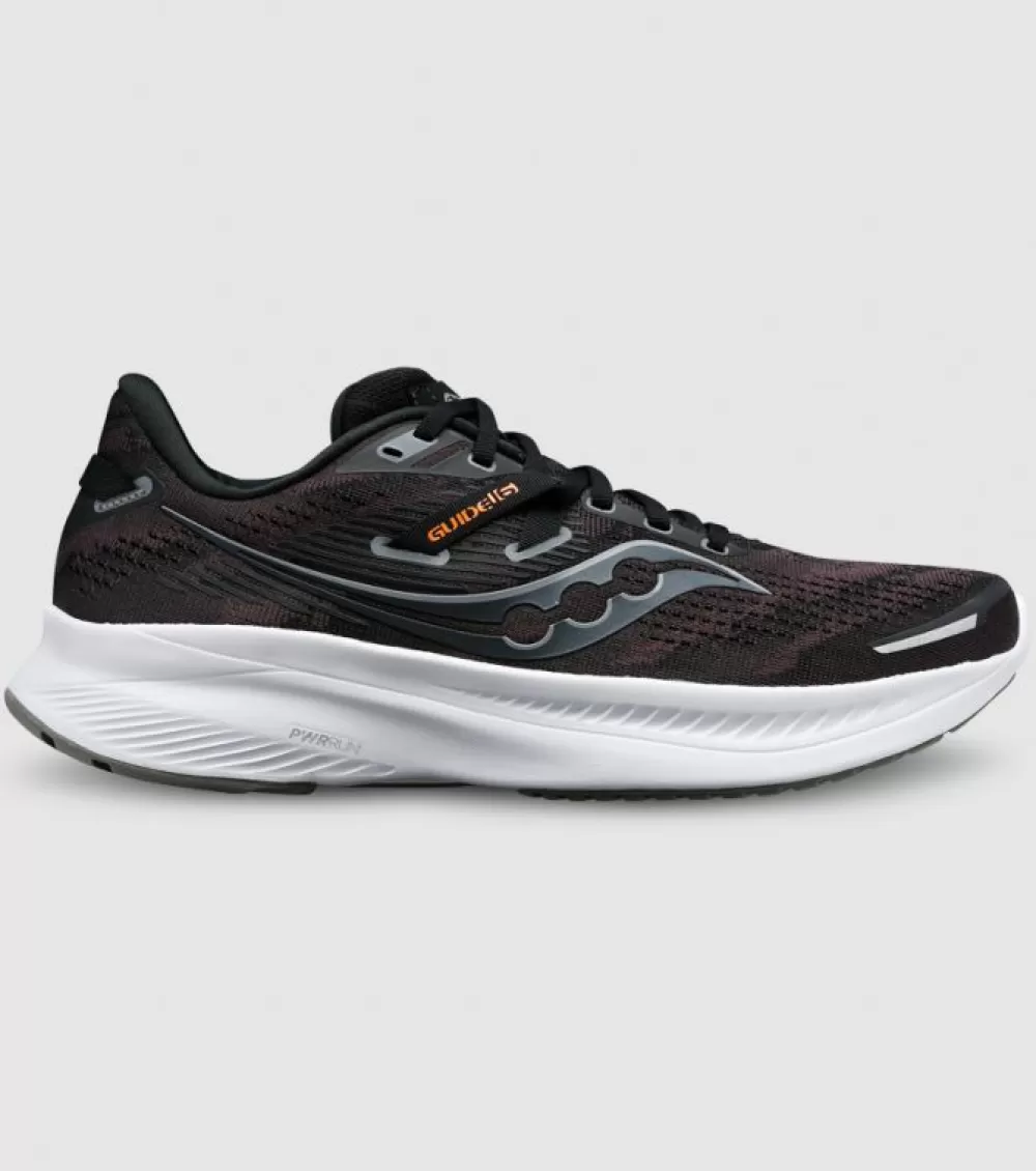 Cheap Saucony Guide 16 (2E Wide) Mens Black