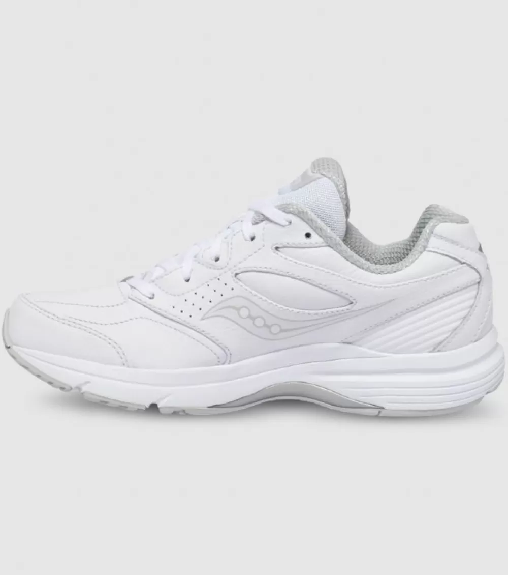 Sale Saucony Integrity Walker 3 (2E X-Wide) Womens White