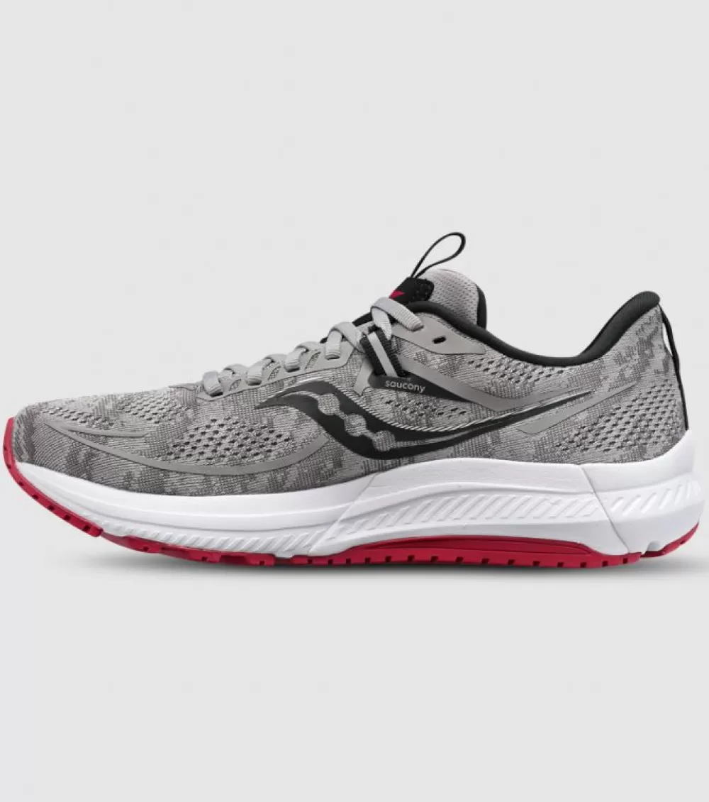 Store Saucony Omni 21 (2E Wide) Mens Alloy Garnet