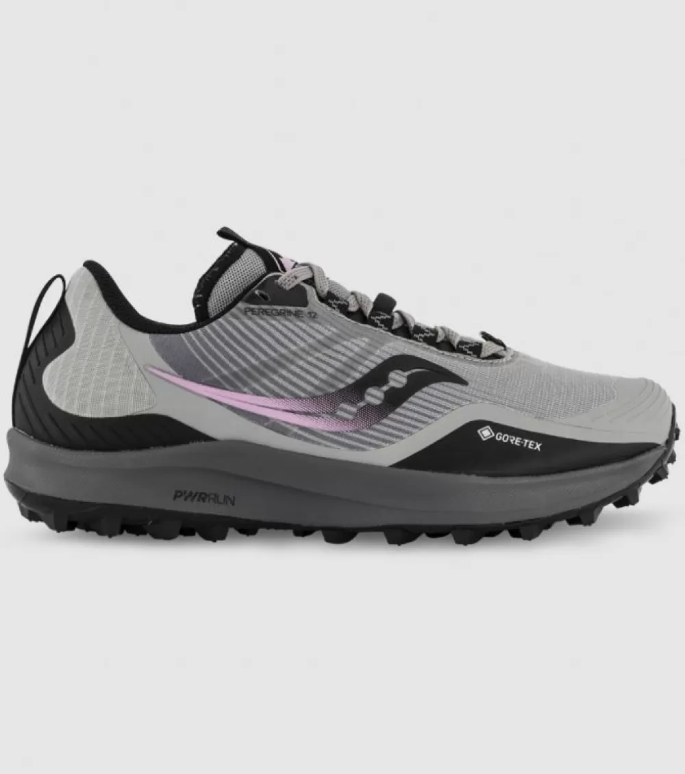 Fashion Saucony Peregrine 12 Gore-Tex Womens Alloy Quartz