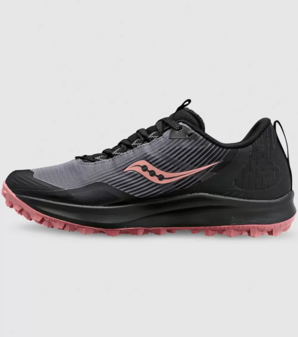 Cheap Saucony Peregrine 12 Gore-Tex Womens Charcoal Shell