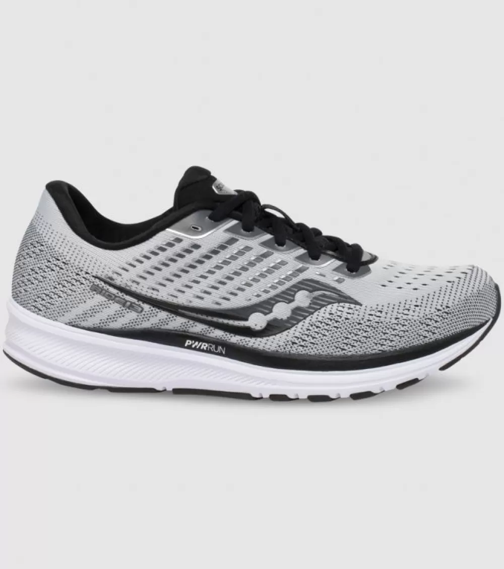 New Saucony Ride 13 Mens Alloy Black