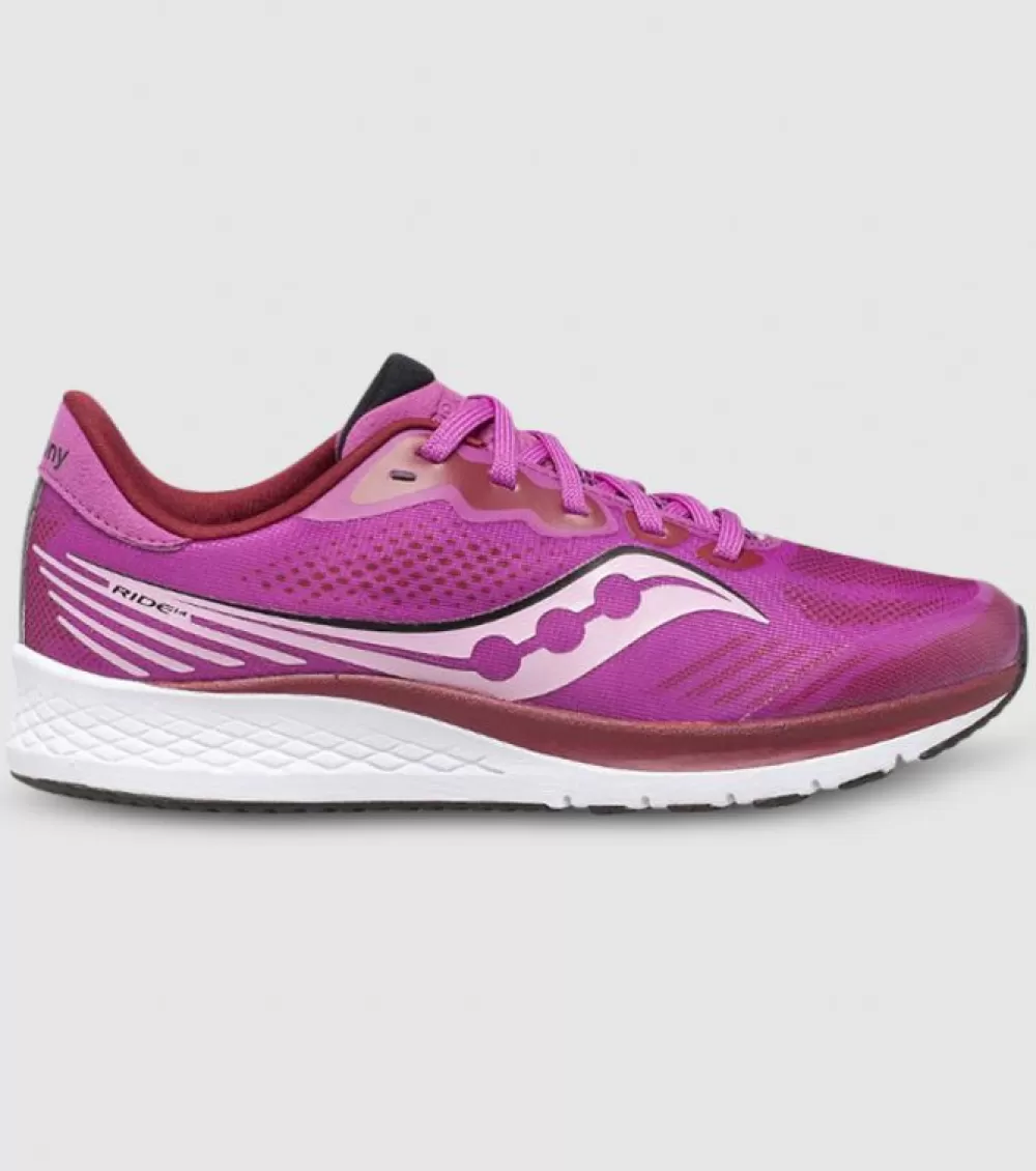 Cheap Saucony Ride 14 (Gs) Kids Pink