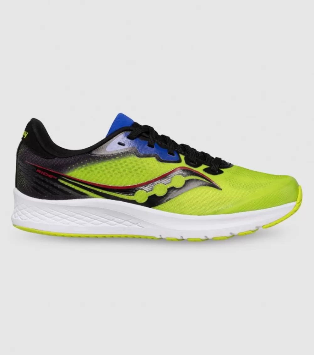 Store Saucony Ride 14 (Gs) Kids Acid Lime