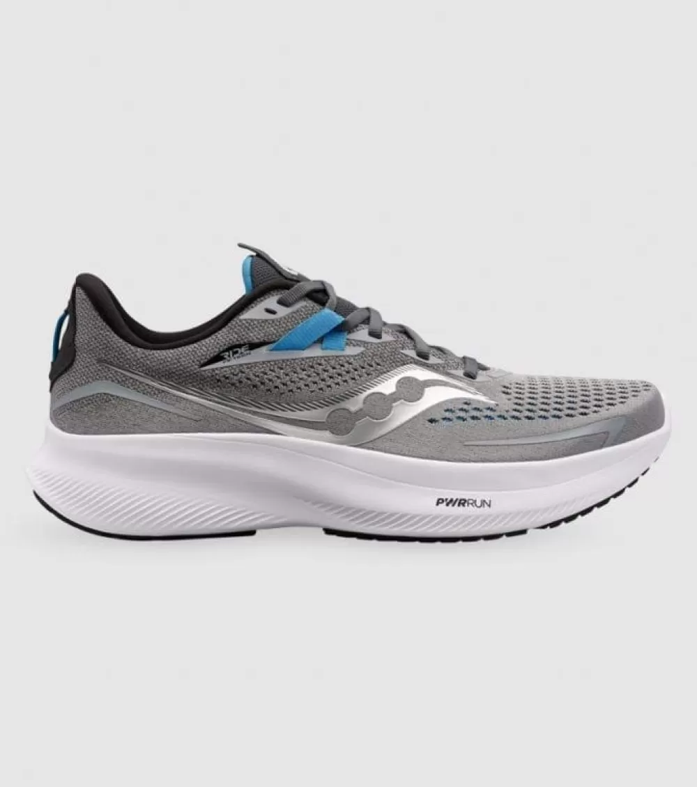 Outlet Saucony Ride 15 Mens Alloy Topaz