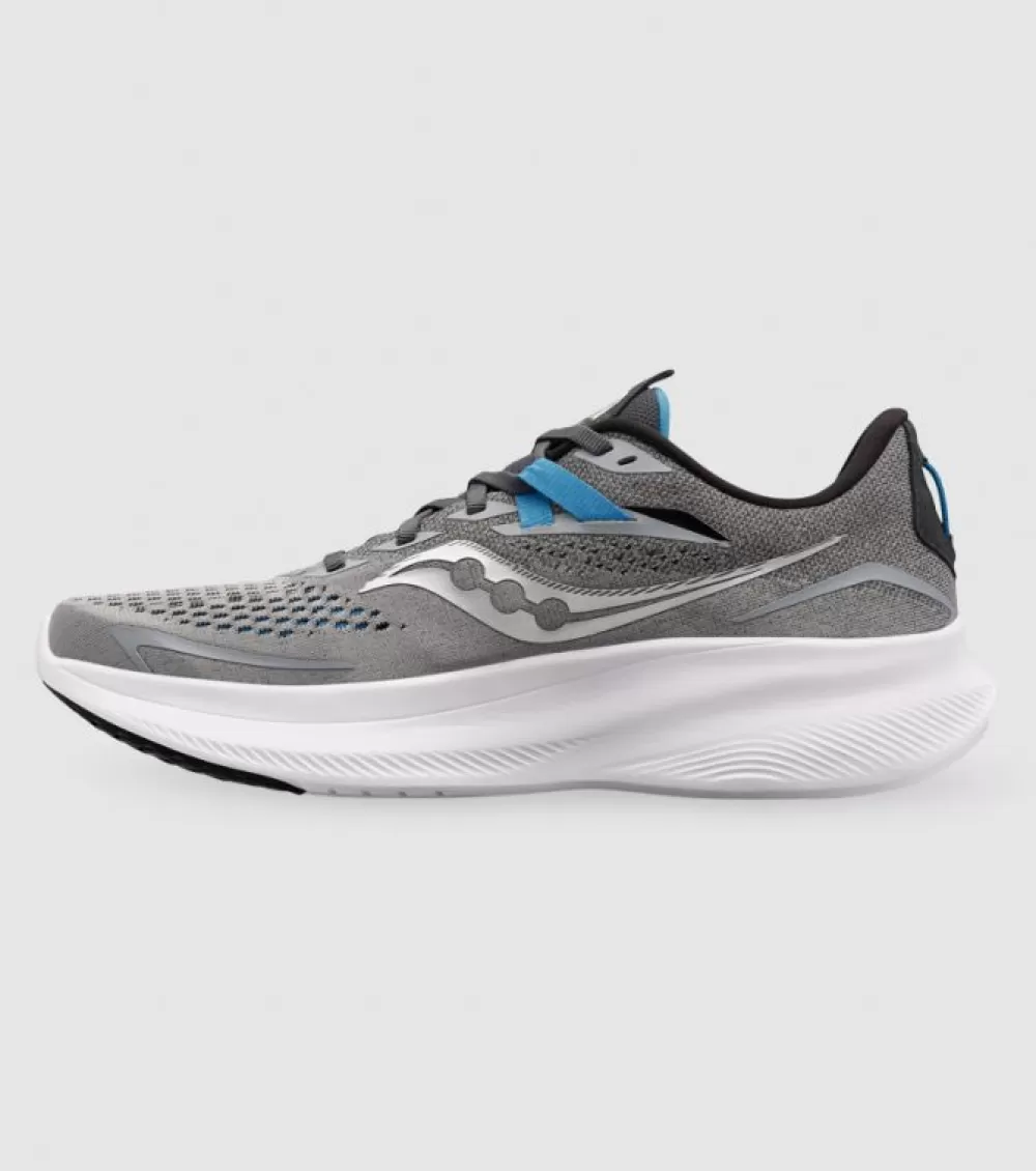 Outlet Saucony Ride 15 Mens Alloy Topaz