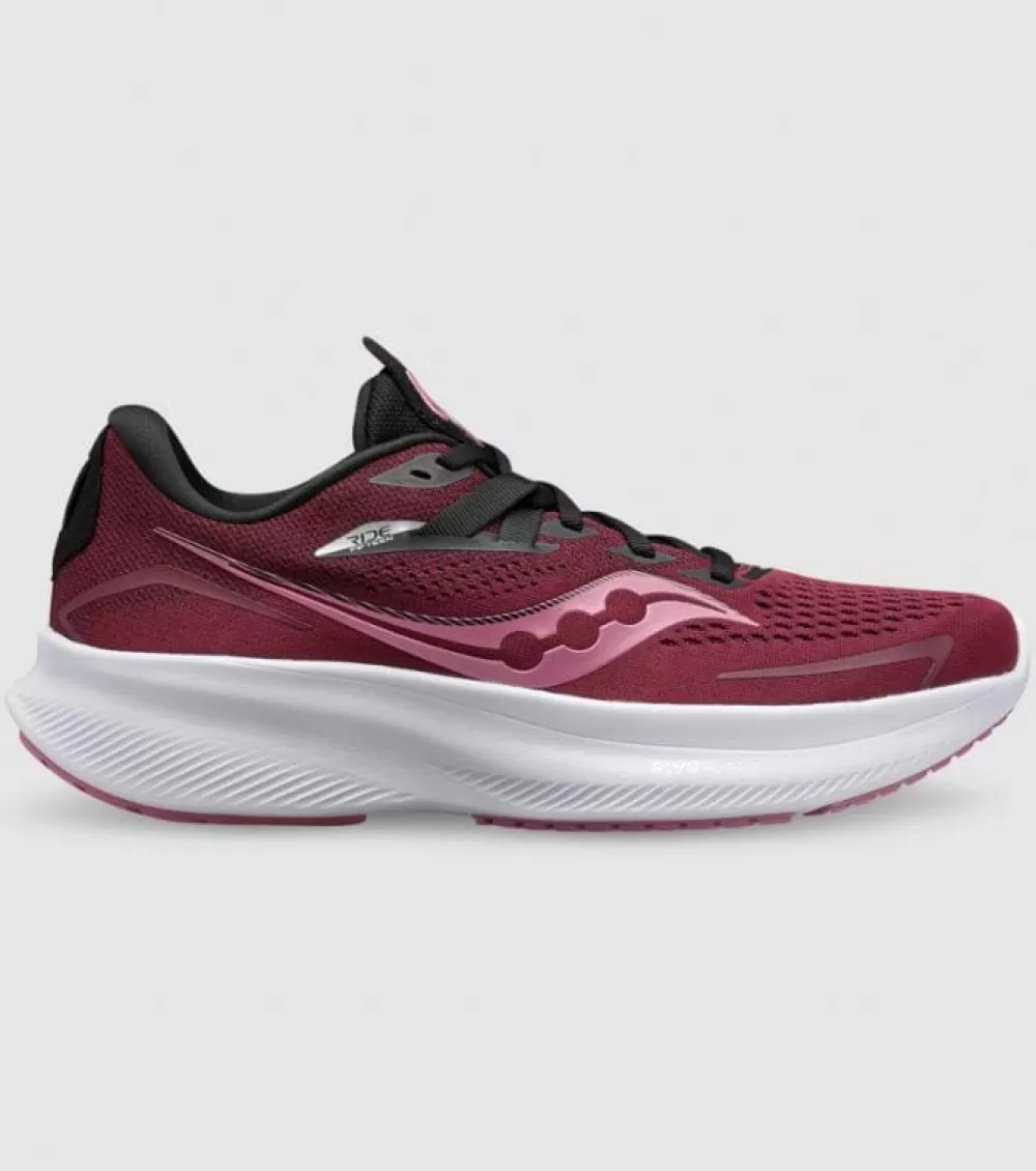 Outlet Saucony Ride 15 Womens Sundown Rose