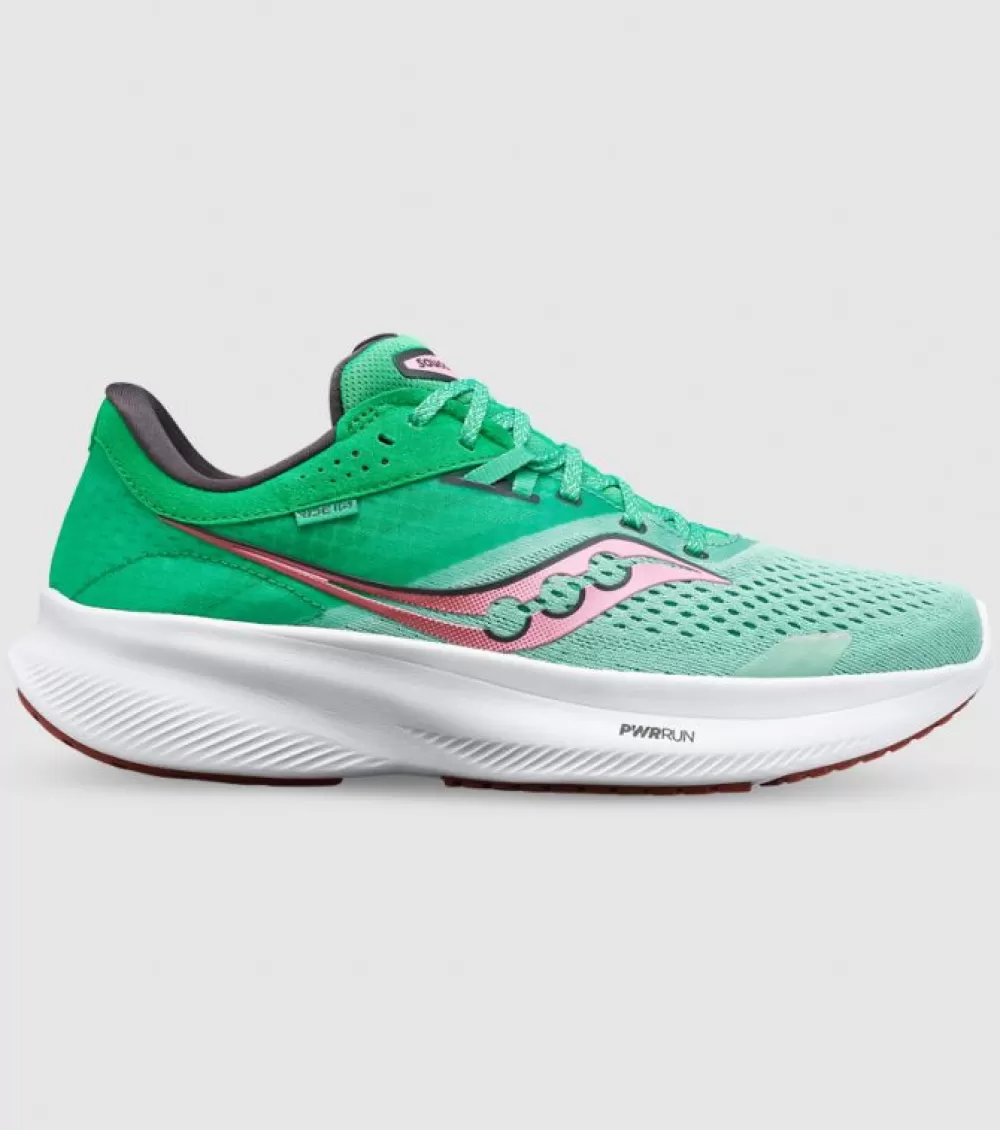 Best Sale Saucony Ride 16 Womens Green