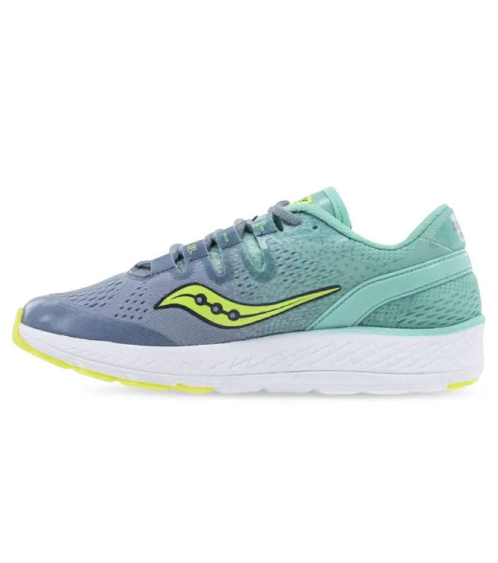 Sale Saucony S-Freedom Iso (Gs) Kids Grey Teal