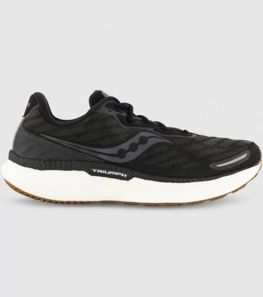 Hot Saucony Triumph 19 Mens Black Gum