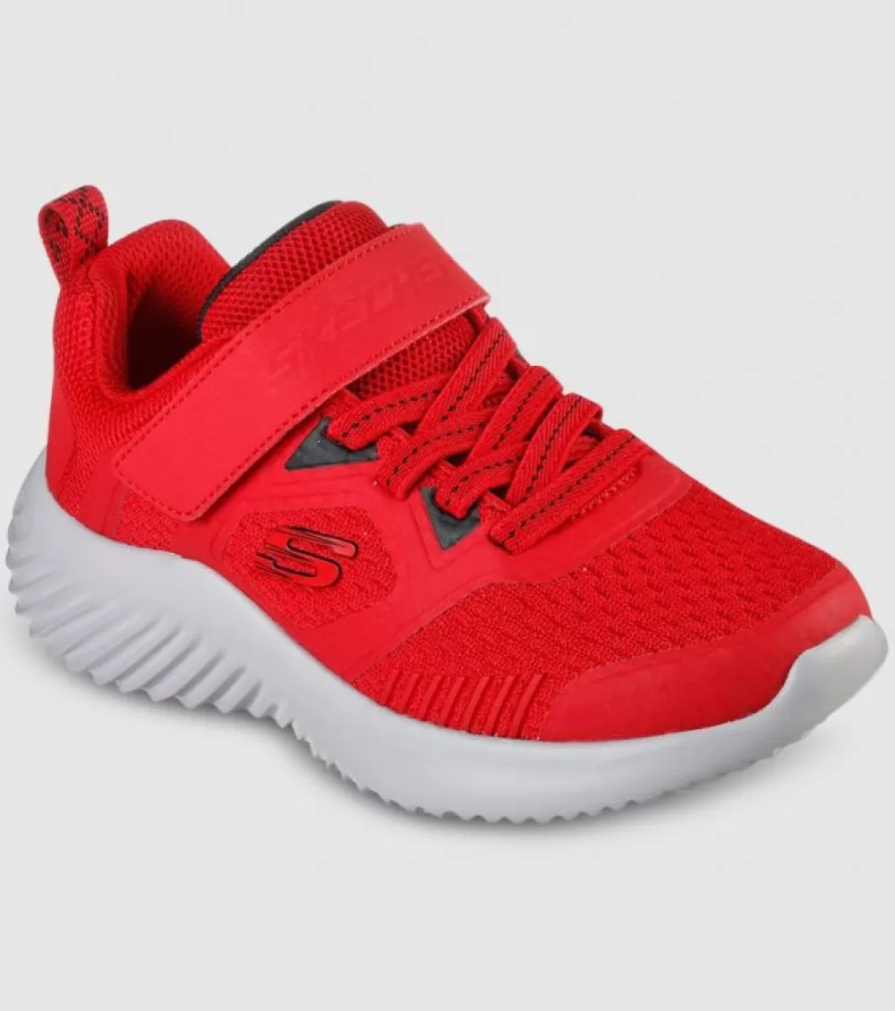 Shop Skechers Bounder Voltvor (Ps) Kids Red Black