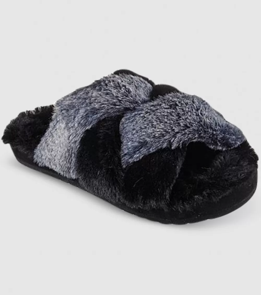 Shop Skechers Cozy Slide Womens Black