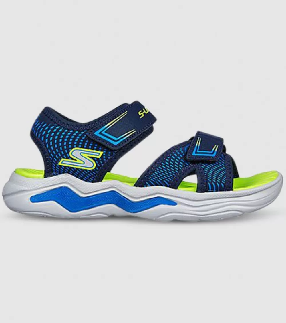 Sale Skechers Erupters 4 Sandal (Ps) Kids Navy Blue