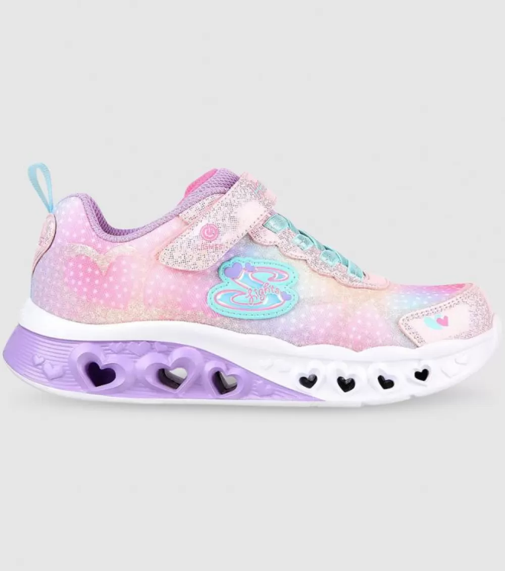 Flash Sale Skechers Flutter Heart Lights Simply Love (Ps) Kids Pink Multi