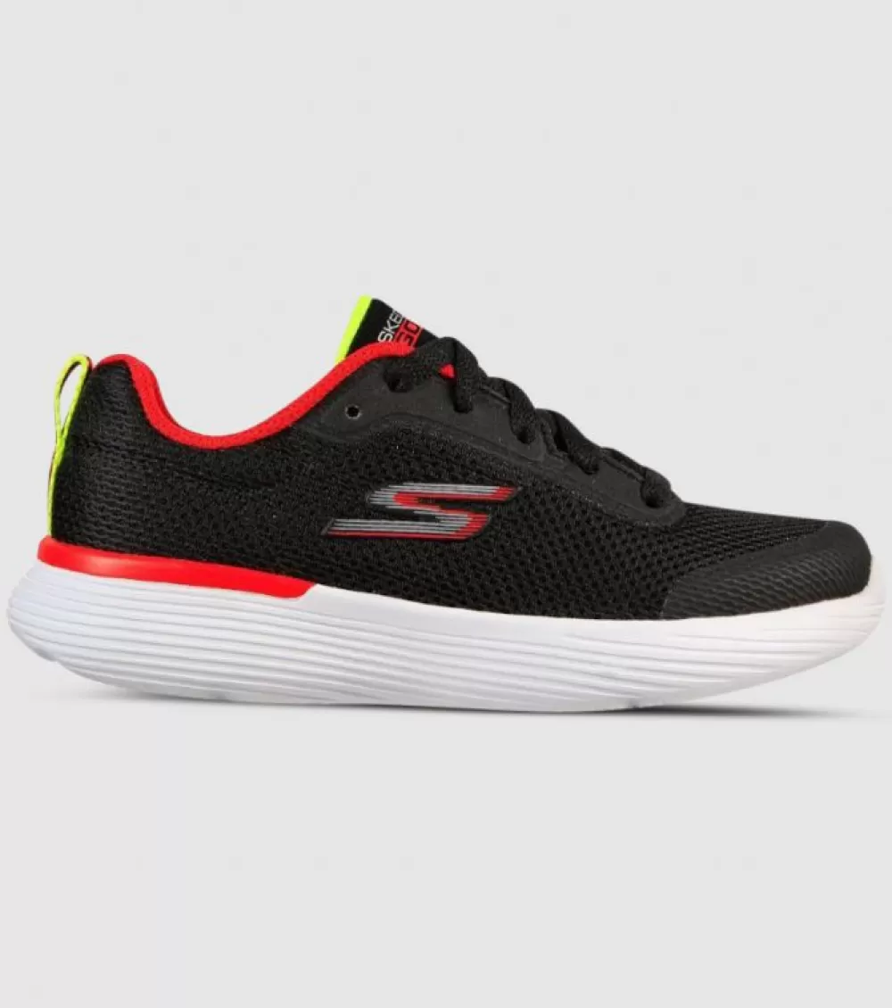 Best Skechers Go Run 400 V2 Omega (Gs) Kids Black Red