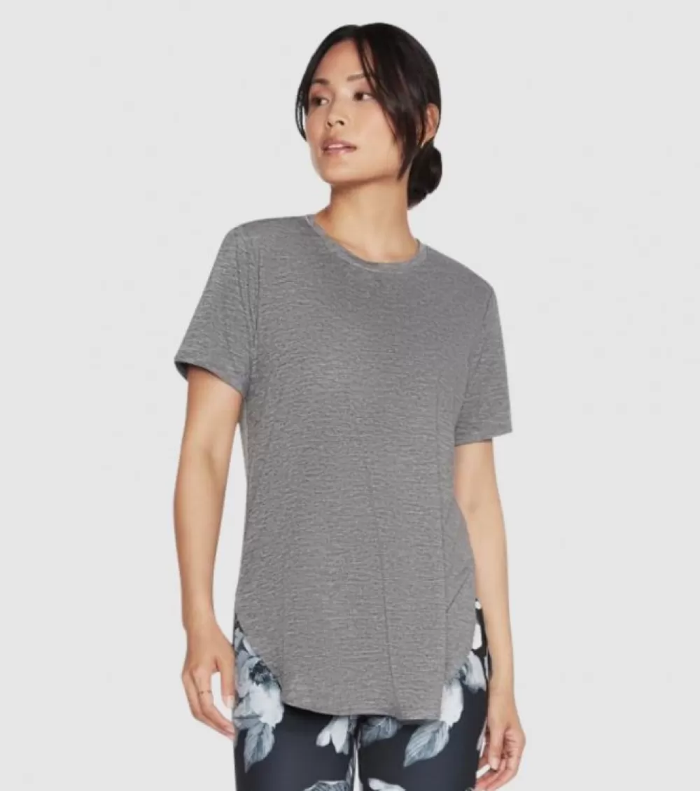 Fashion Skechers Godri Swift Tunic Tee Womens Heather Charcoal