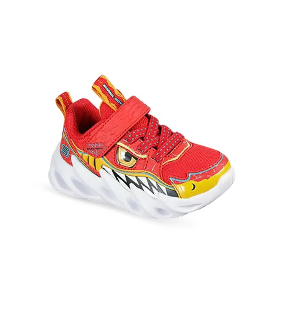 New Skechers Shark-Bots Surf Patrol (Td) Kids Red