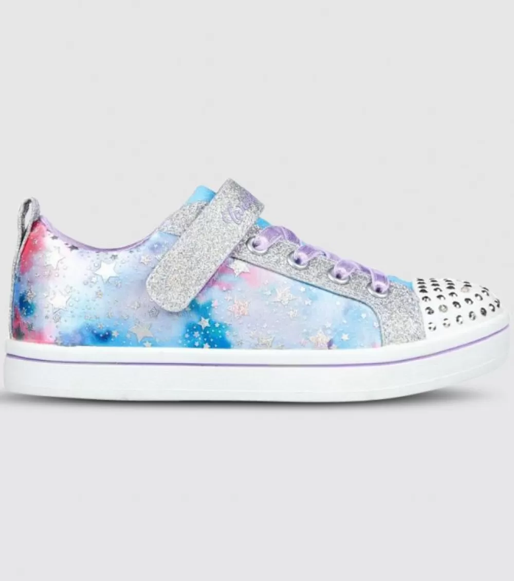 Cheap Skechers Sparkle Rayz Galaxy Brights (Ps) Kids Blue Multi