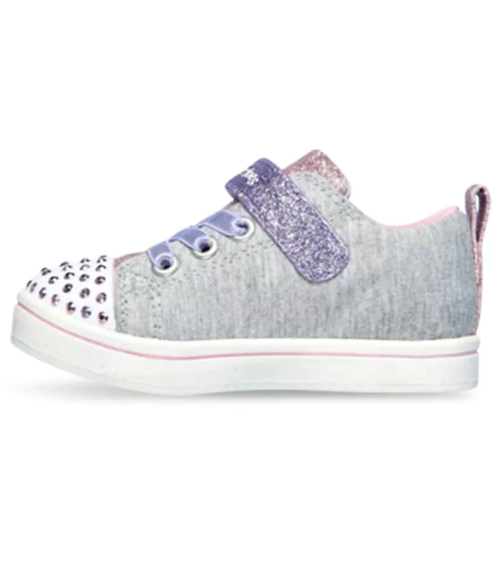 Sale Skechers Sparkle Rayz Heather & Shine (Ps) Kids Grey Multi