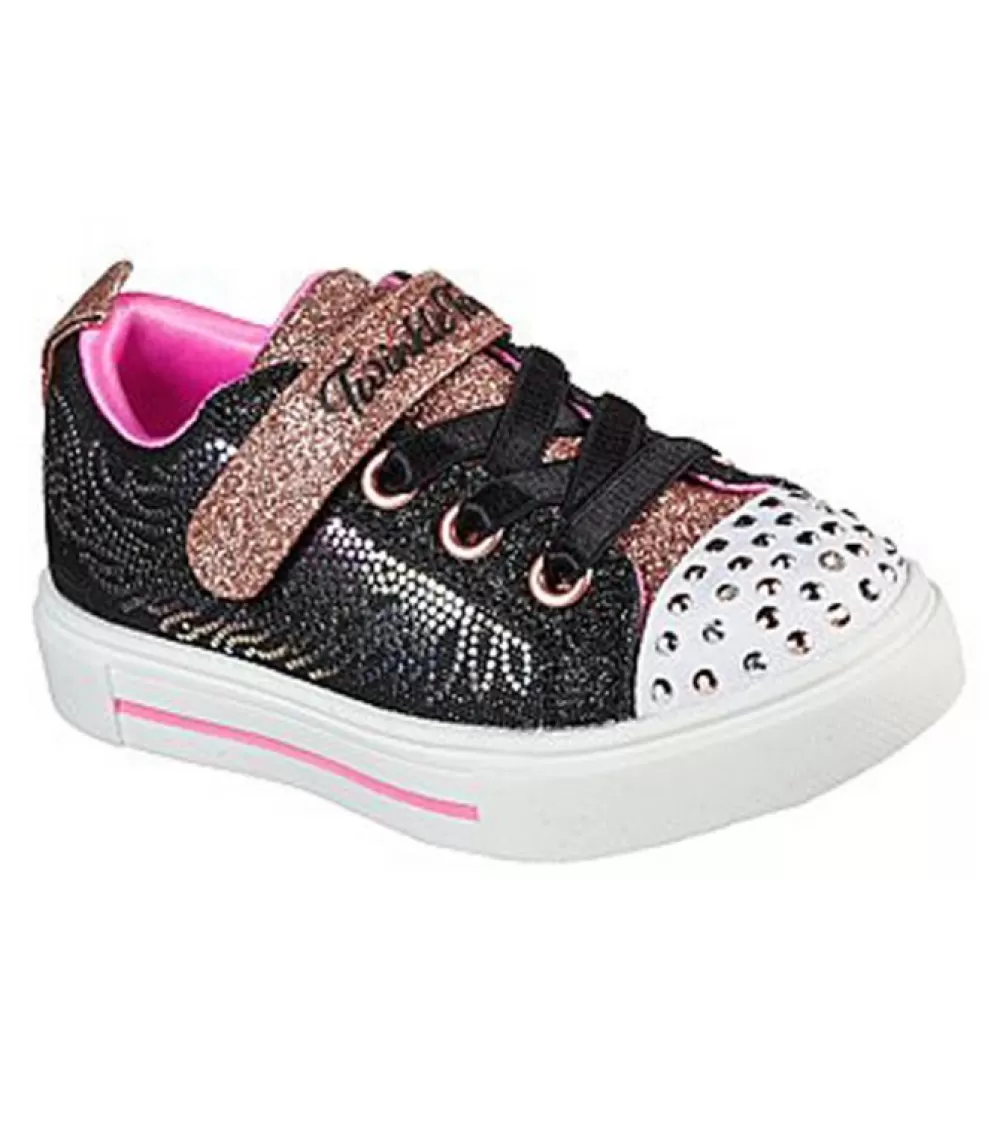 Hot Skechers Twinkle Sparks Winged Magic (Td) Kids Black Rose Gold