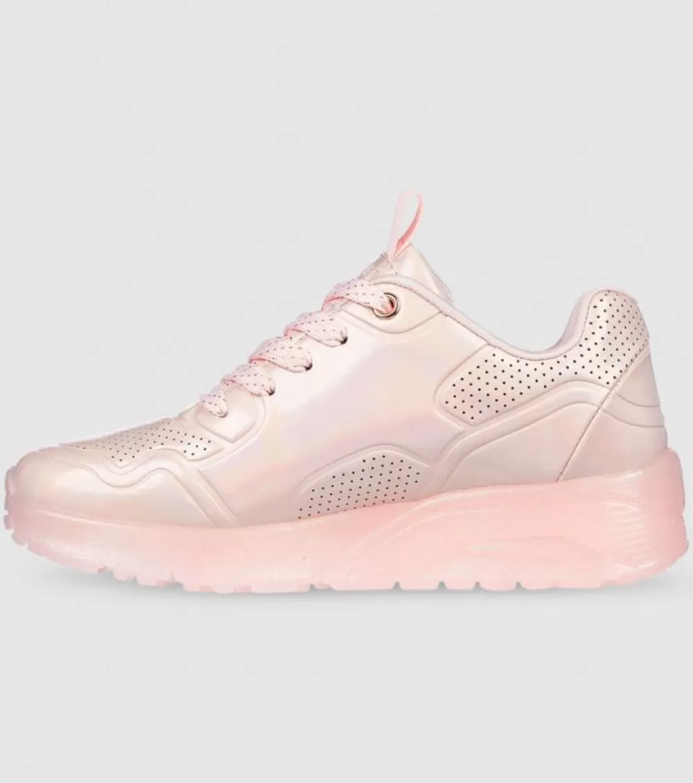 Cheap Skechers Uno Ice Prism Luxe Kids Light Pink