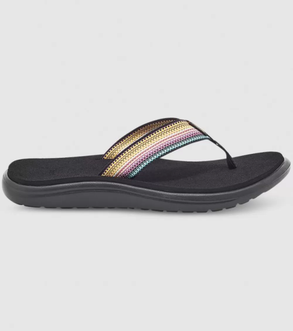 Online Teva Voya Flip Womens Antiguous Black Multi