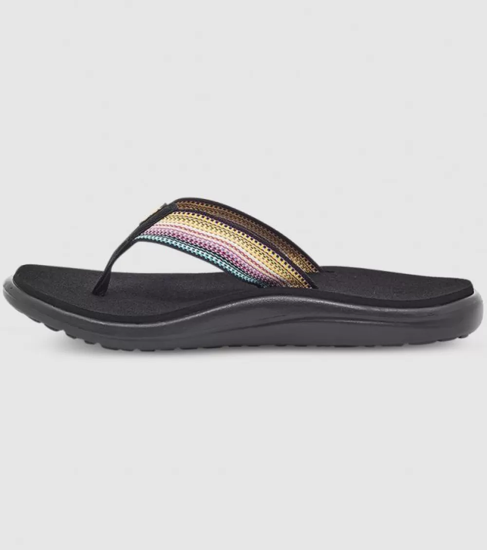 Online Teva Voya Flip Womens Antiguous Black Multi