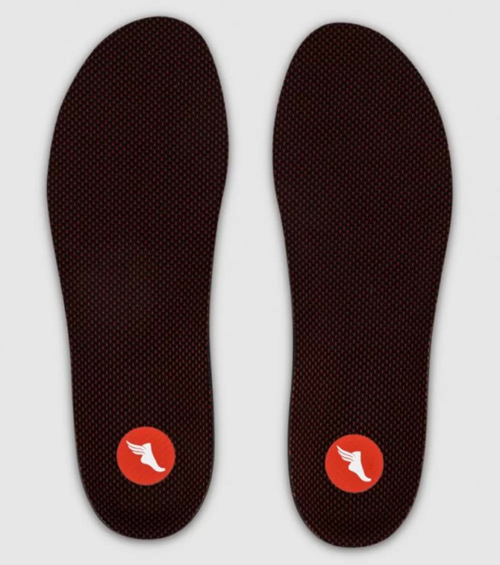 Best TAF Brand The Athletes Foot Comfort Innersole V2 Black Red