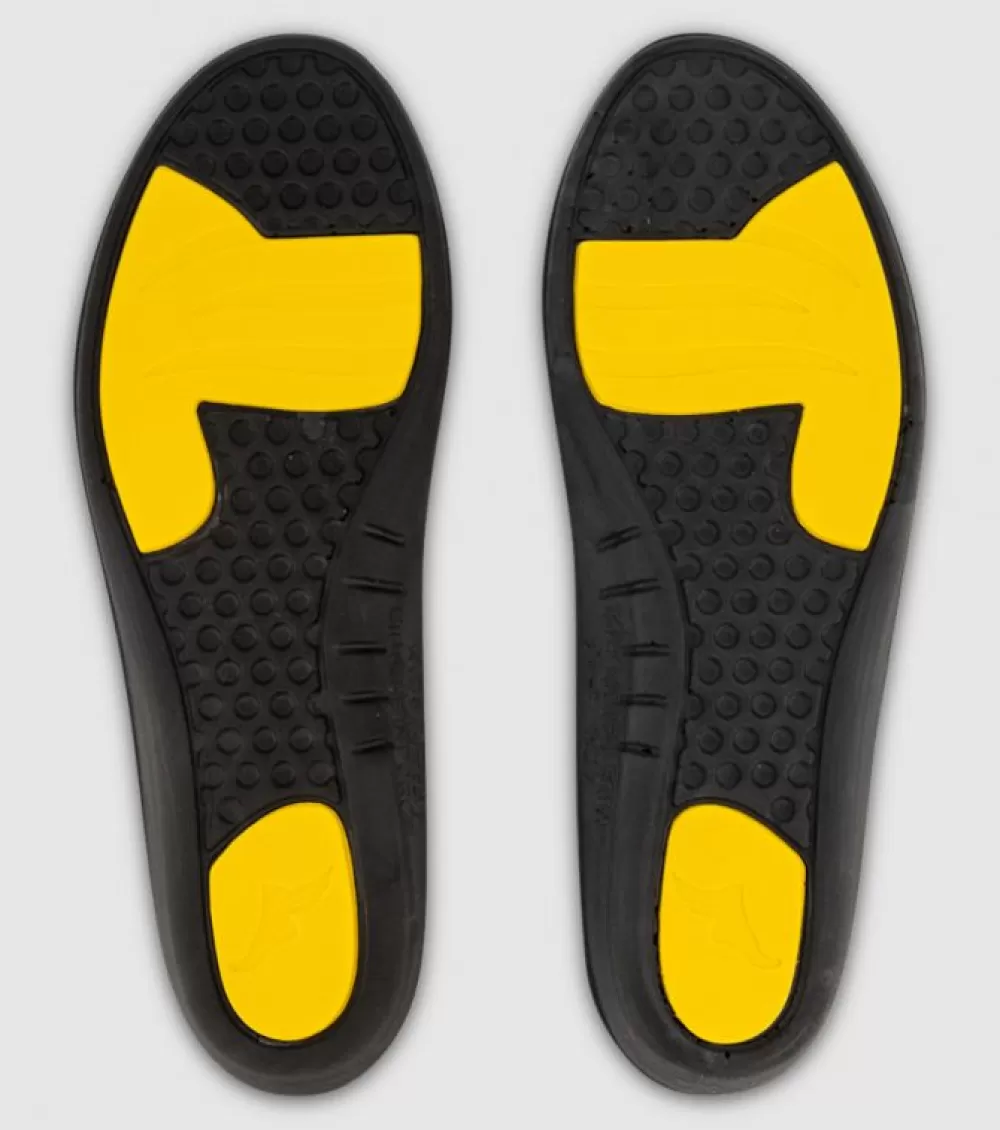 Shop TAF Brand The Athletes Foot Kids Reinforce Innersole Black Yellow