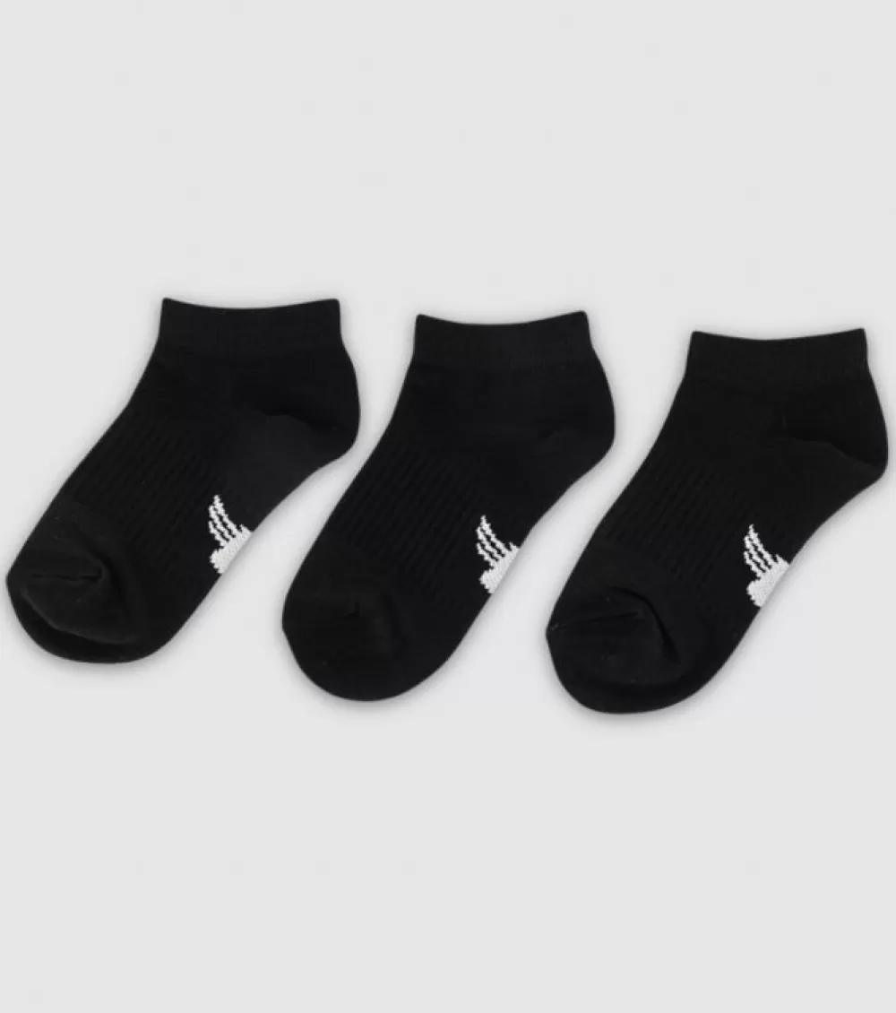 Discount TAF Brand The Athlete'S Foot Mini Crew Socks 3 Pack Kids Black