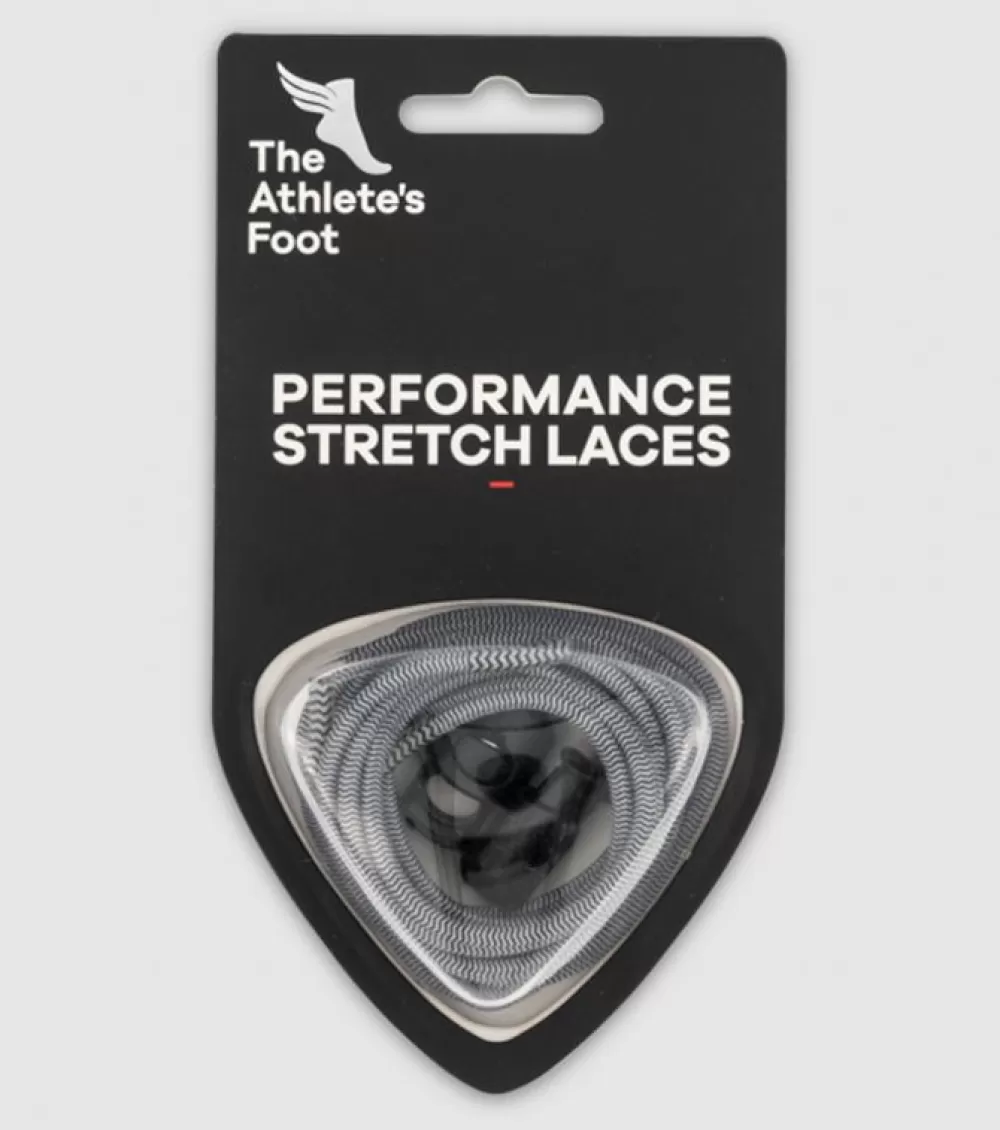 Outlet TAF Brand The Athletes Foot Performance Stretch Laces Silver