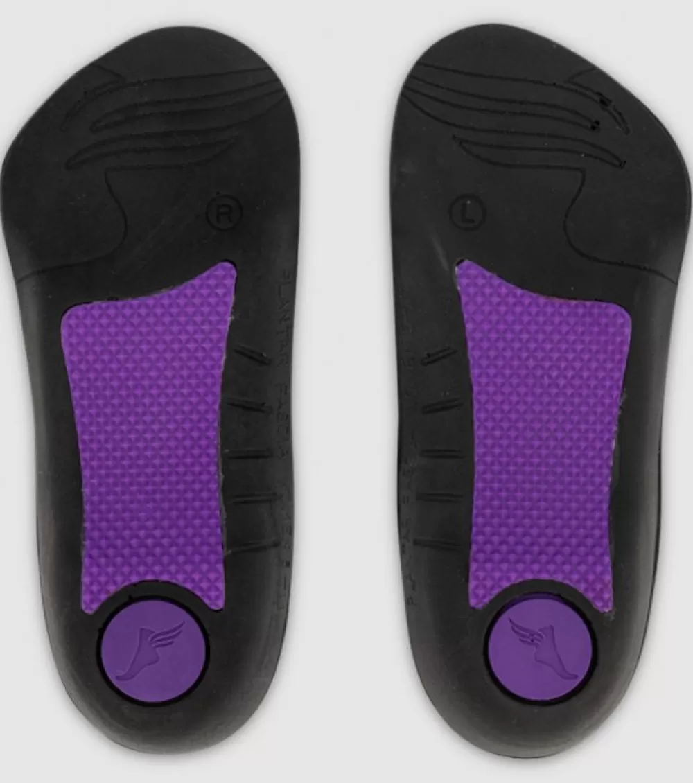 Cheap TAF Brand The Athletes Foot Plantar Fascia 3/4 Innersole Black Purple