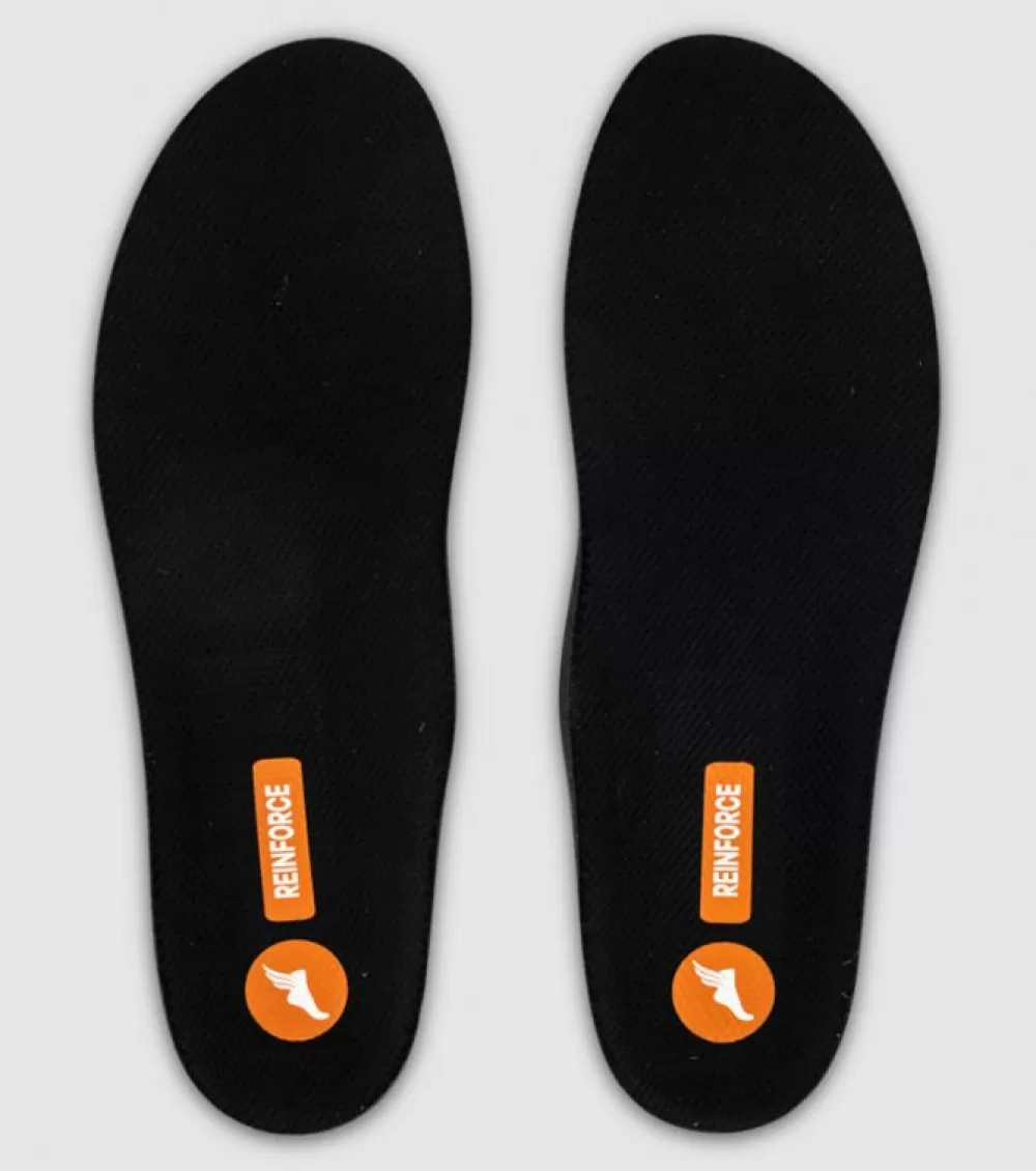 Best TAF Brand The Athletes Foot Reinforce Innersole Black Orange