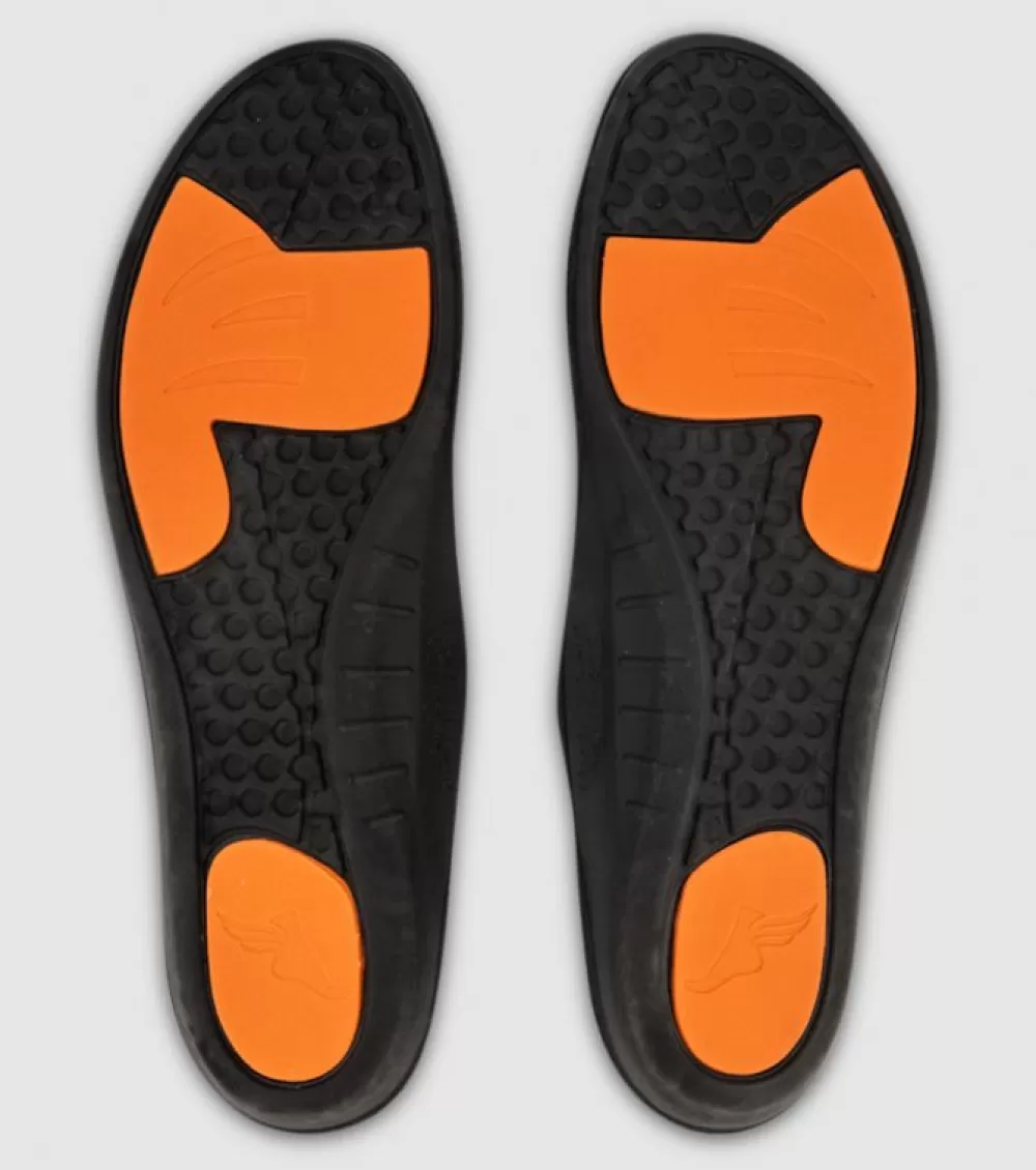 Hot TAF Brand The Athletes Foot Reinforce Innersole V2 Black Orange