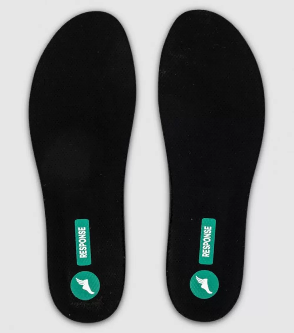 Sale TAF Brand The Athletes Foot Response Innersole Black Green