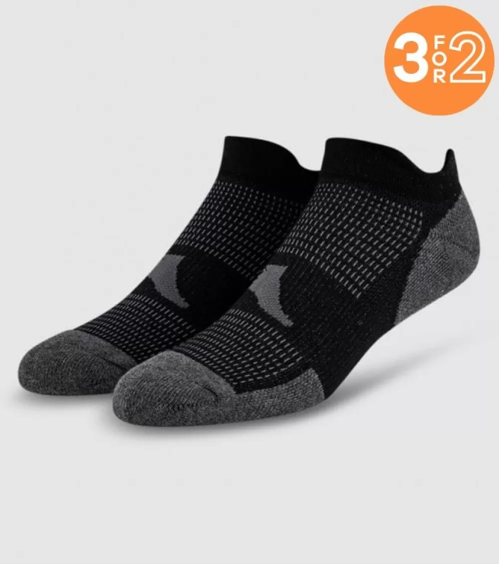 Cheap TAF Brand The Athlete'S Foot Response Socks - 1 Pair Black