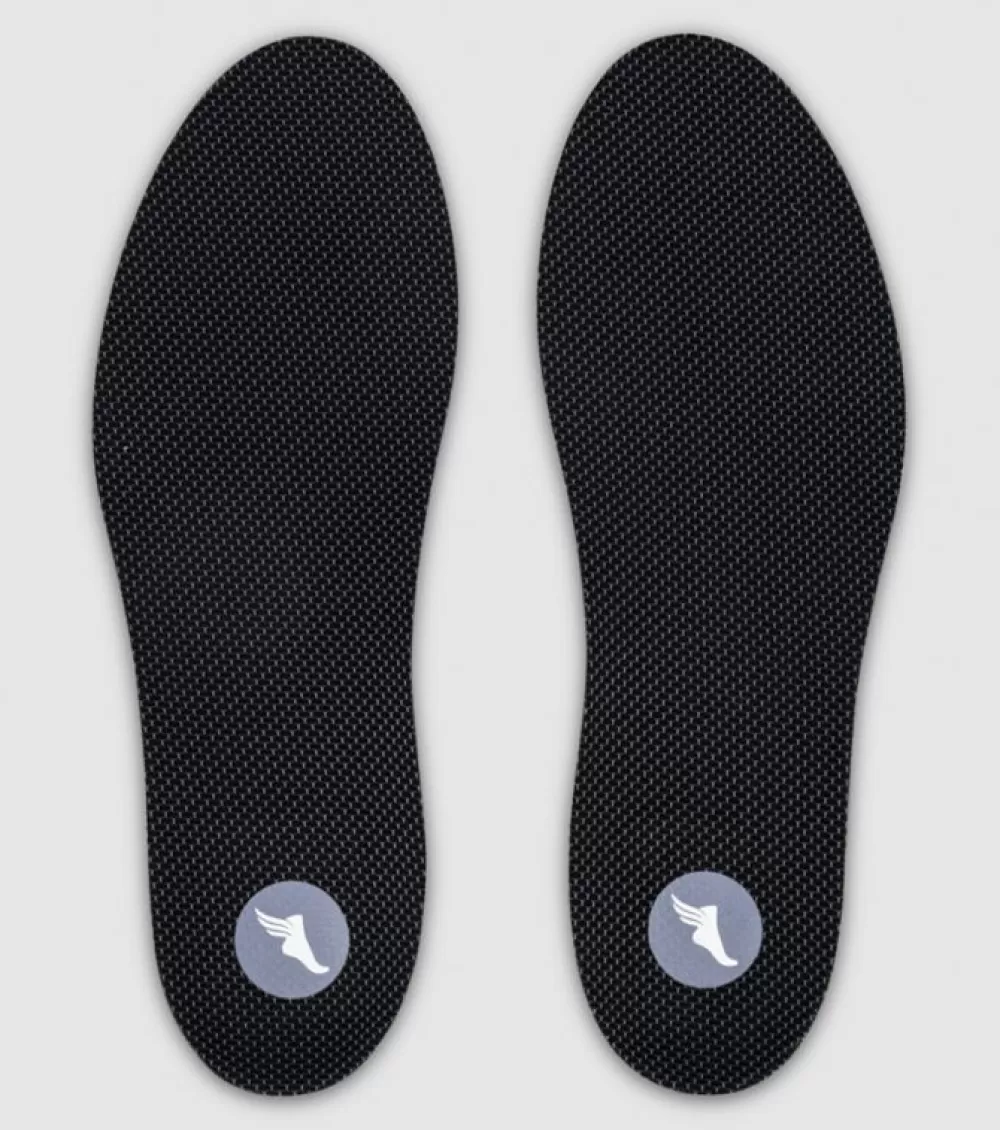 Best TAF Brand The Athletes Foot Streamline Innersole Black Grey