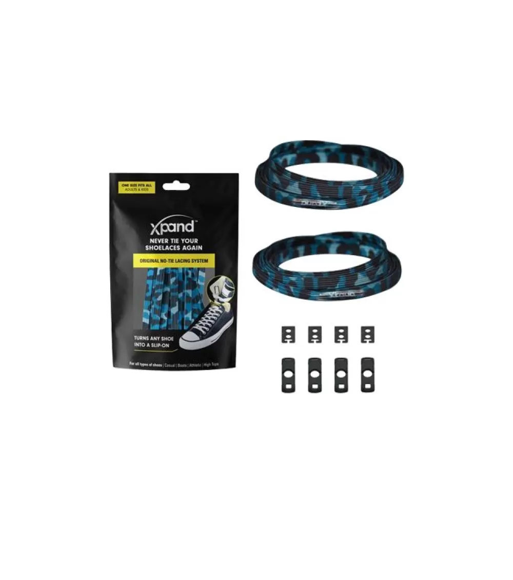 Flash Sale Xpand Laces Xpand Original No-Tie Laces Blue Camo